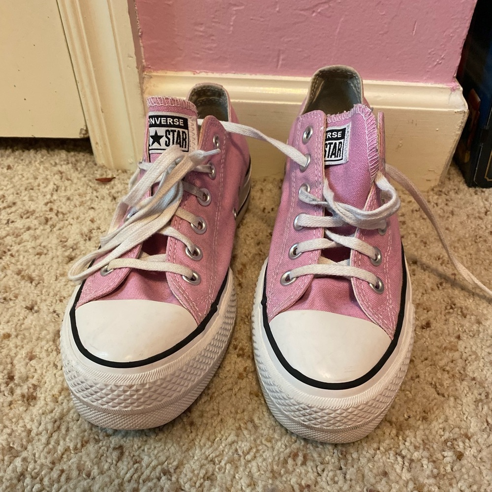 Low top Platform Pink converse